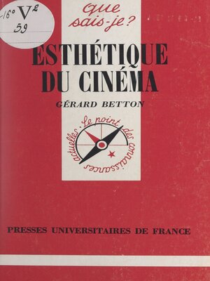 cover image of Esthétique du cinéma
